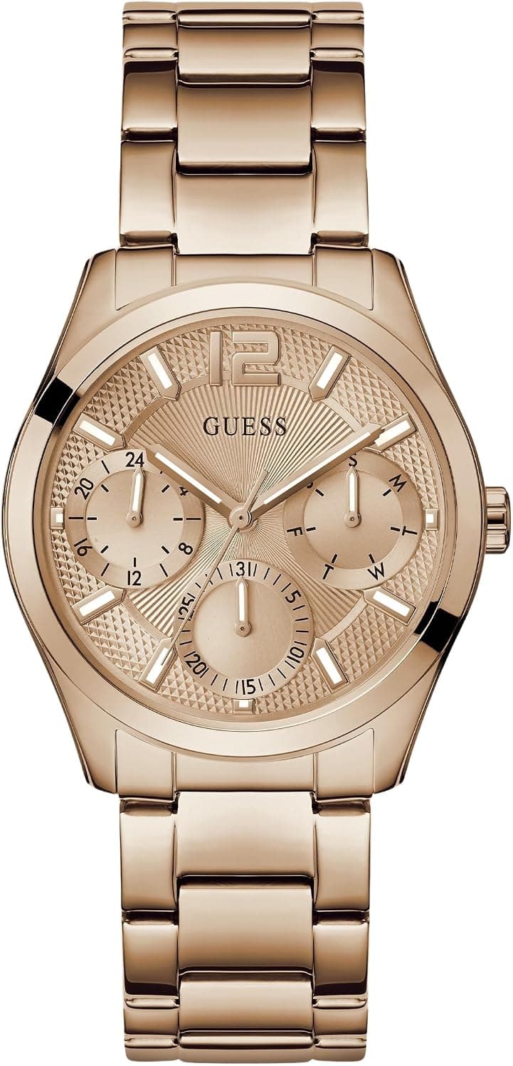 Guess GW0760L3, 38 mm, roségoldenes Zifferblatt, roségoldenes Edelstahlarmband