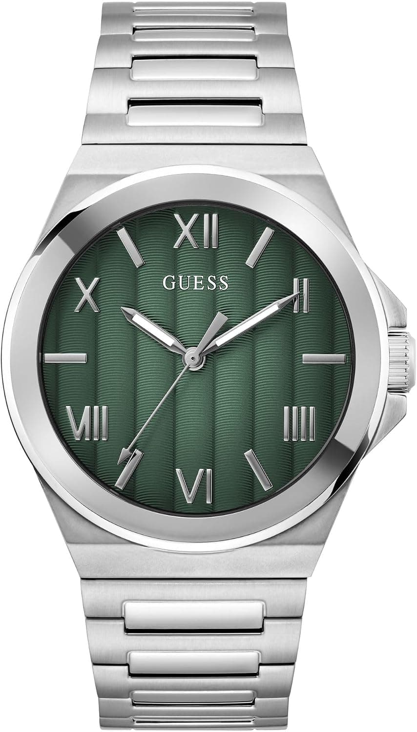Guess GW0789G1 44mm, Green Dial Silver Stainless steel