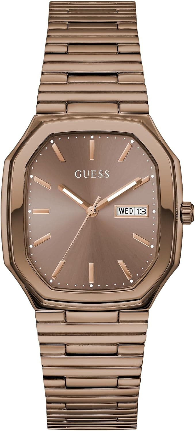 Guess Brown Analog 35mm, Brown Dial