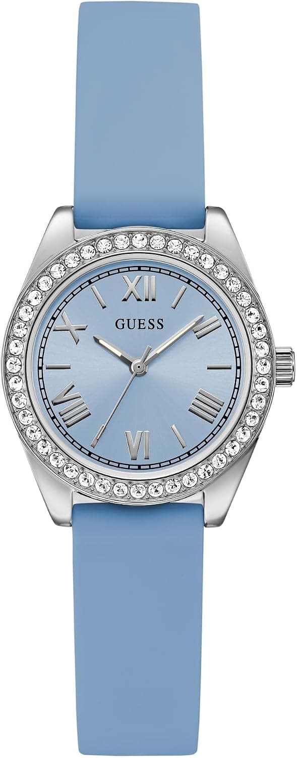 Guess MINI LUNA 30mm, Blue Dial Blue Silicone