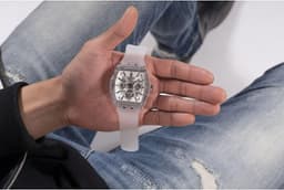 Guess Polycarbonate 43mm 0203G1 Herrenuhr, Detailansicht 2
