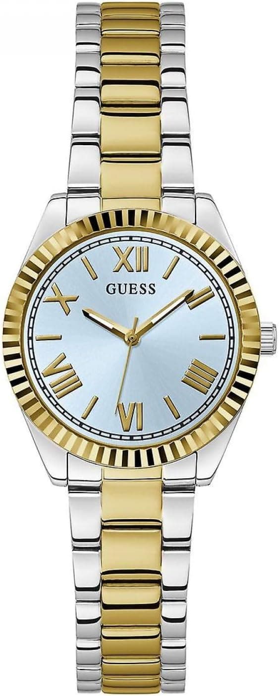 Guess GW0687L4, 30mm, Blue Dial, Multicolor Stainless Steel Bracelet