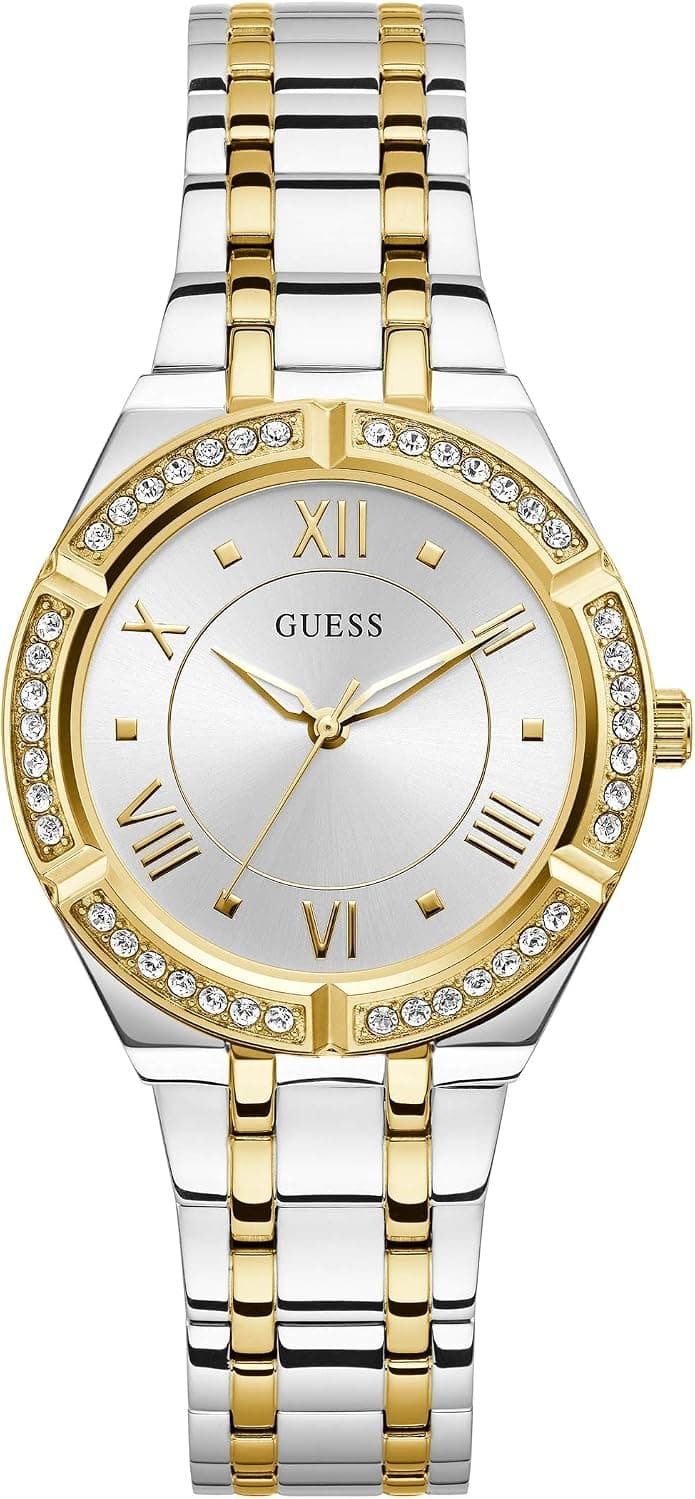 Guess GW0033L4, 36 mm, silbernes Zifferblatt, silbernes Edelstahlarmband