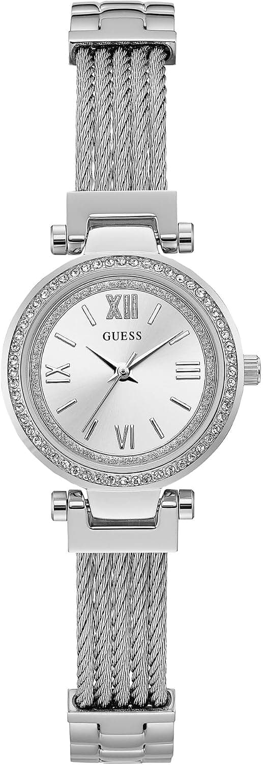 Guess Mini Soho U1009L1, 26mm, Silver Dial, Silver Stainless Steel Bracelet