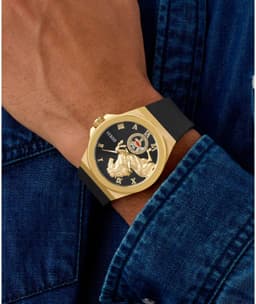 Guess VINYL 44mm 0979G1 Herrenuhr, Detailansicht 8