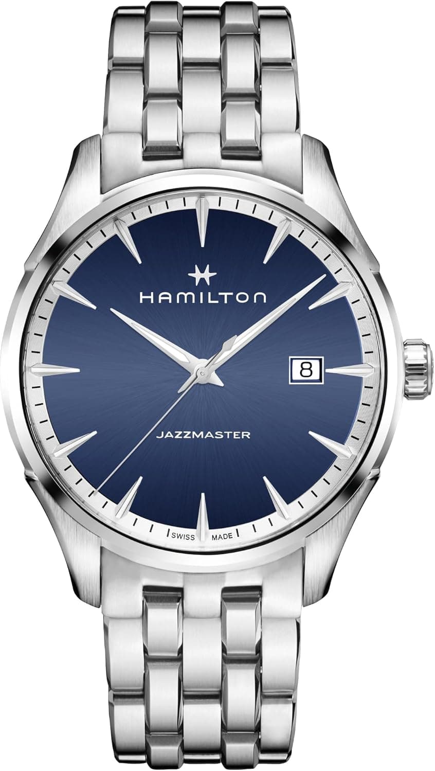 Hamilton Jazzmaster 40mm, Blue Dial Silver Stainless steel