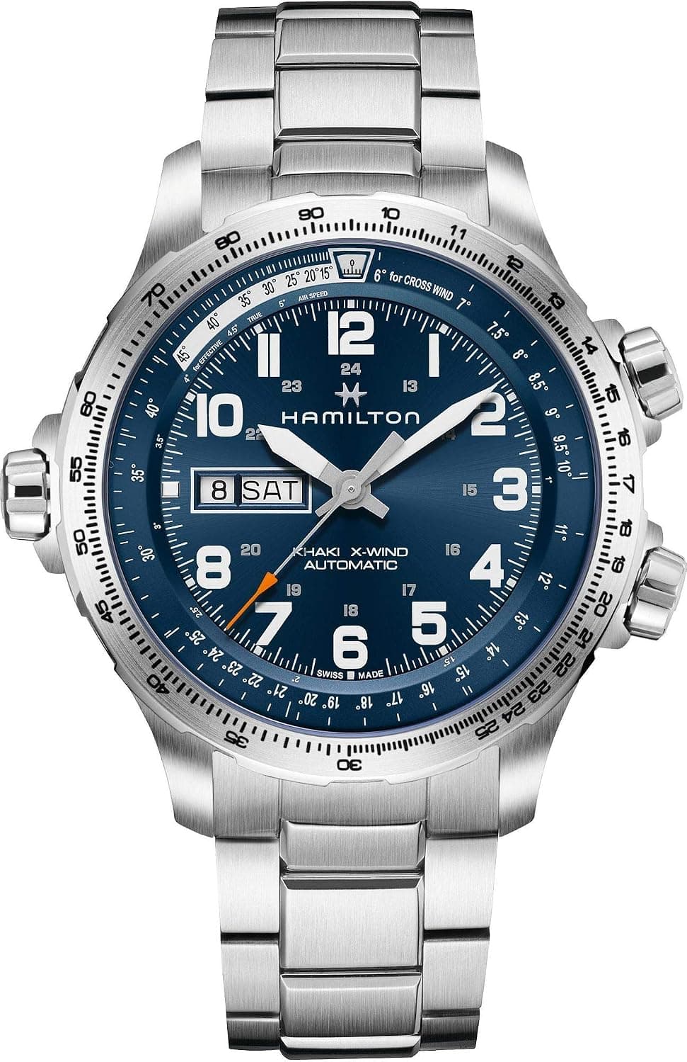 Hamilton H77765141 45mm, Blue Dial Silver Stainless steel
