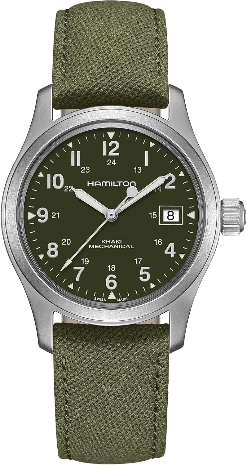 Hamilton Khaki Field 38mm, Green Dial Green Canvas