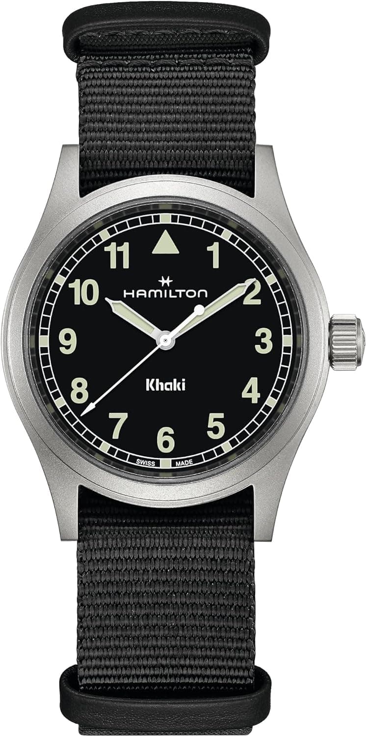 Hamilton Khaki Field 38mm, Black Dial Black Stainless steel