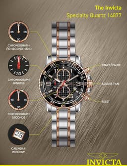 Invicta 14877 45mm Mens, detail view 4
