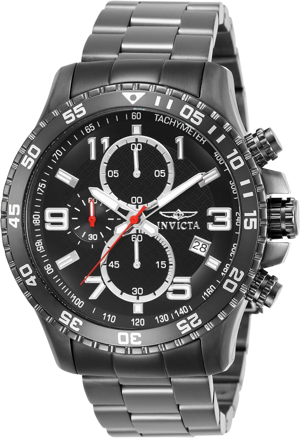 Invicta 14879 45mm, Gray Dial Gray Stainless steel