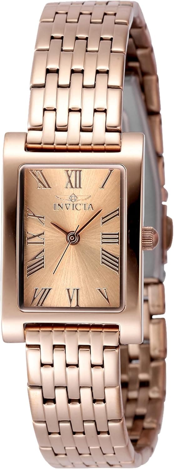 Invicta Angel 48145, 20mm, Rose Gold Dial, Rose Gold Stainless Steel Bracelet