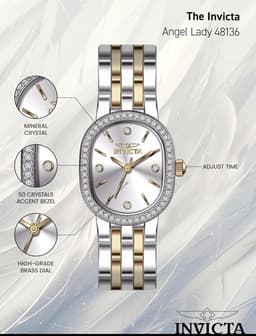 Invicta Angel Stainless Steel PC21J 20mm Womens, detail view 4