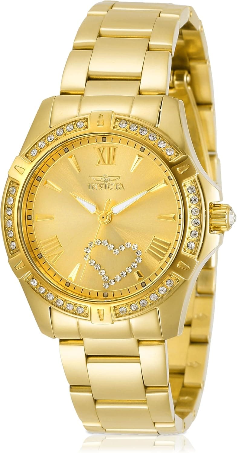 Invicta Angel 34mm, Gold Dial