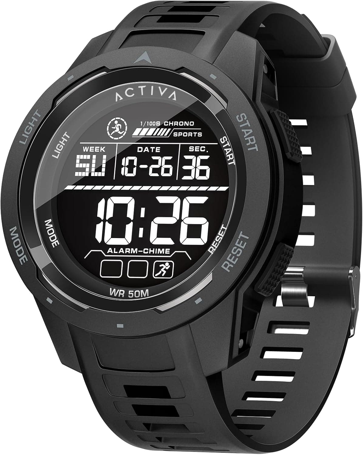 Invicta ACW8105-004, 45 mm, schwarzes Zifferblatt, schwarzes Edelstahlarmband