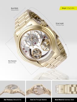 Invicta 46mm Herrenuhr, Detailansicht 3