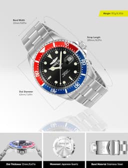 Invicta 23384 43mm Mens, detail view 3