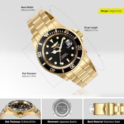 Invicta 26975 40mm Mens, detail view 3