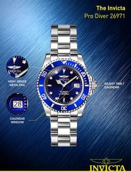 Invicta 26971 40mm Herrenuhr, Detailansicht 3