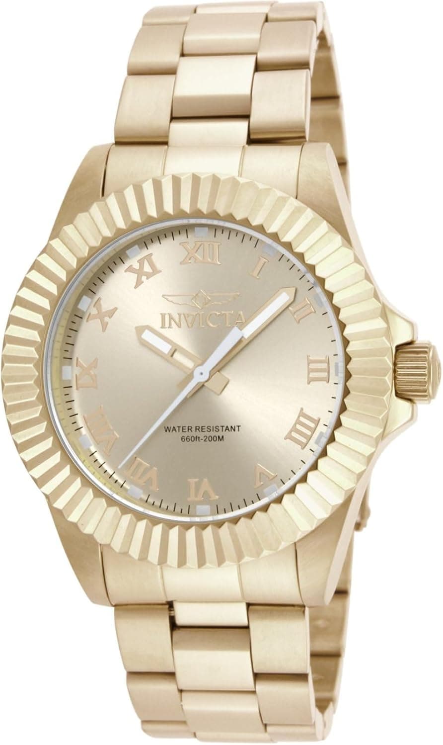 Invicta 16739 44mm, Gold Dial Gold Stainless steel