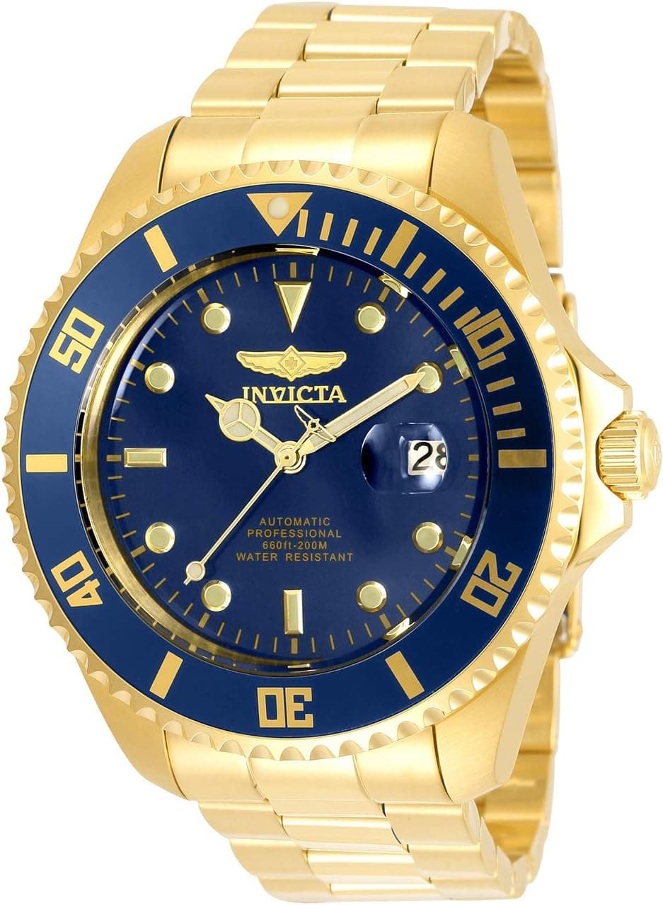 Invicta 35726 47mm, Blue Dial Gold Stainless steel
