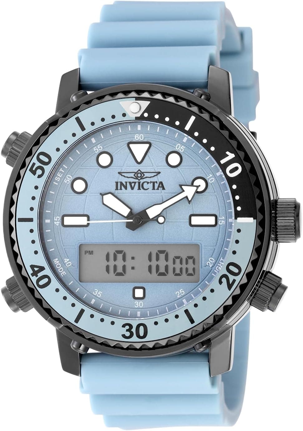 Invicta Pro Diver 49446 46mm, Blue Dial Blue Silicone
