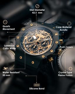 Invicta Racing MG53 43.5mm Mens, detail view 2