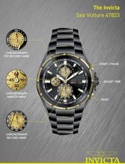 Invicta Sea Vulture 46mm 47823 Erkek, detay görünüm 4