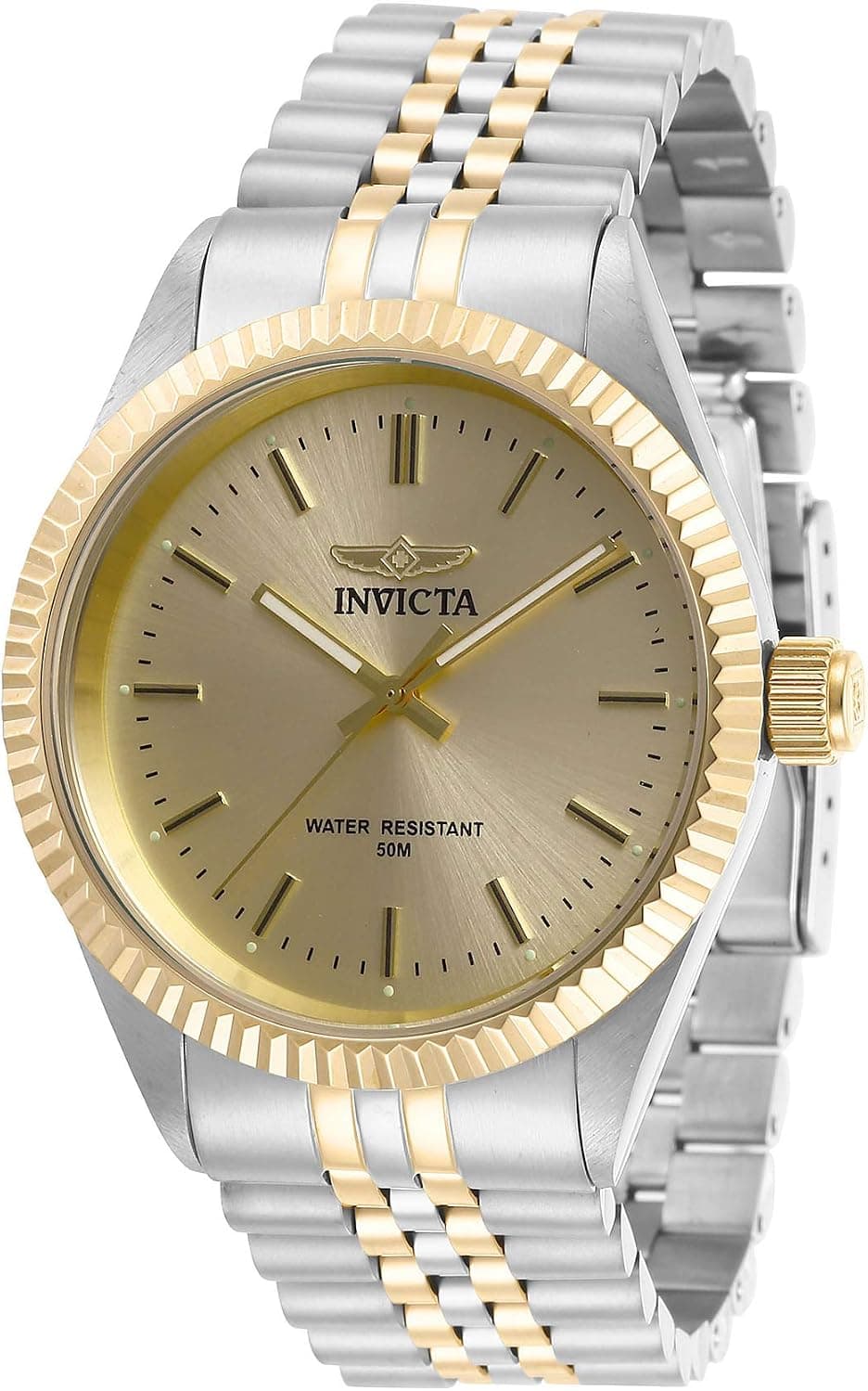 Invicta 29382 43mm, Beige Dial Two Tone Stainless steel