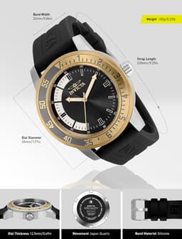 Invicta 35681 45mm Herrenuhr, Detailansicht 3