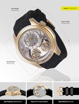 Invicta 47375 46mm Herrenuhr, Detailansicht 3