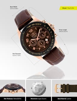 Invicta 10712 43mm Unisex Uhr, Detailansicht 3