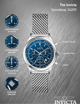 Invicta 24209 45mm Herrenuhr, Detailansicht 4