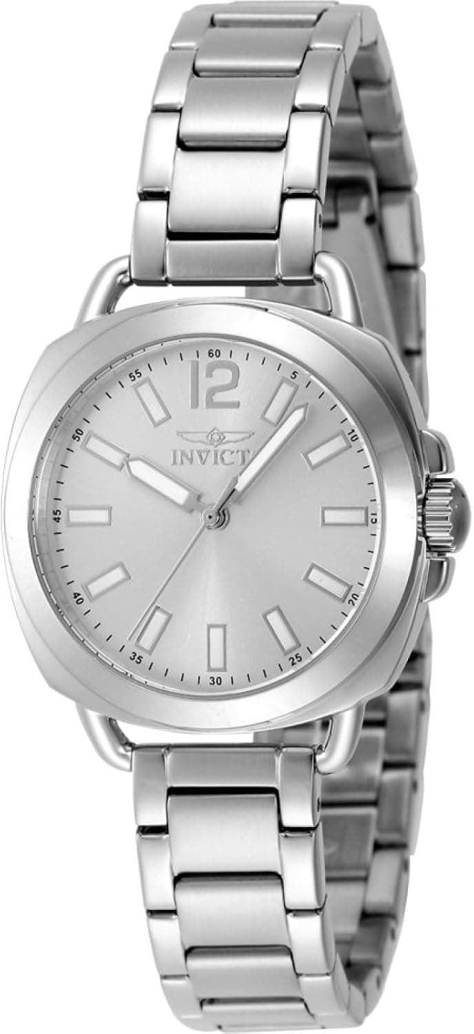Invicta 48918 32mm, Silver Dial Metallic Stainless steel