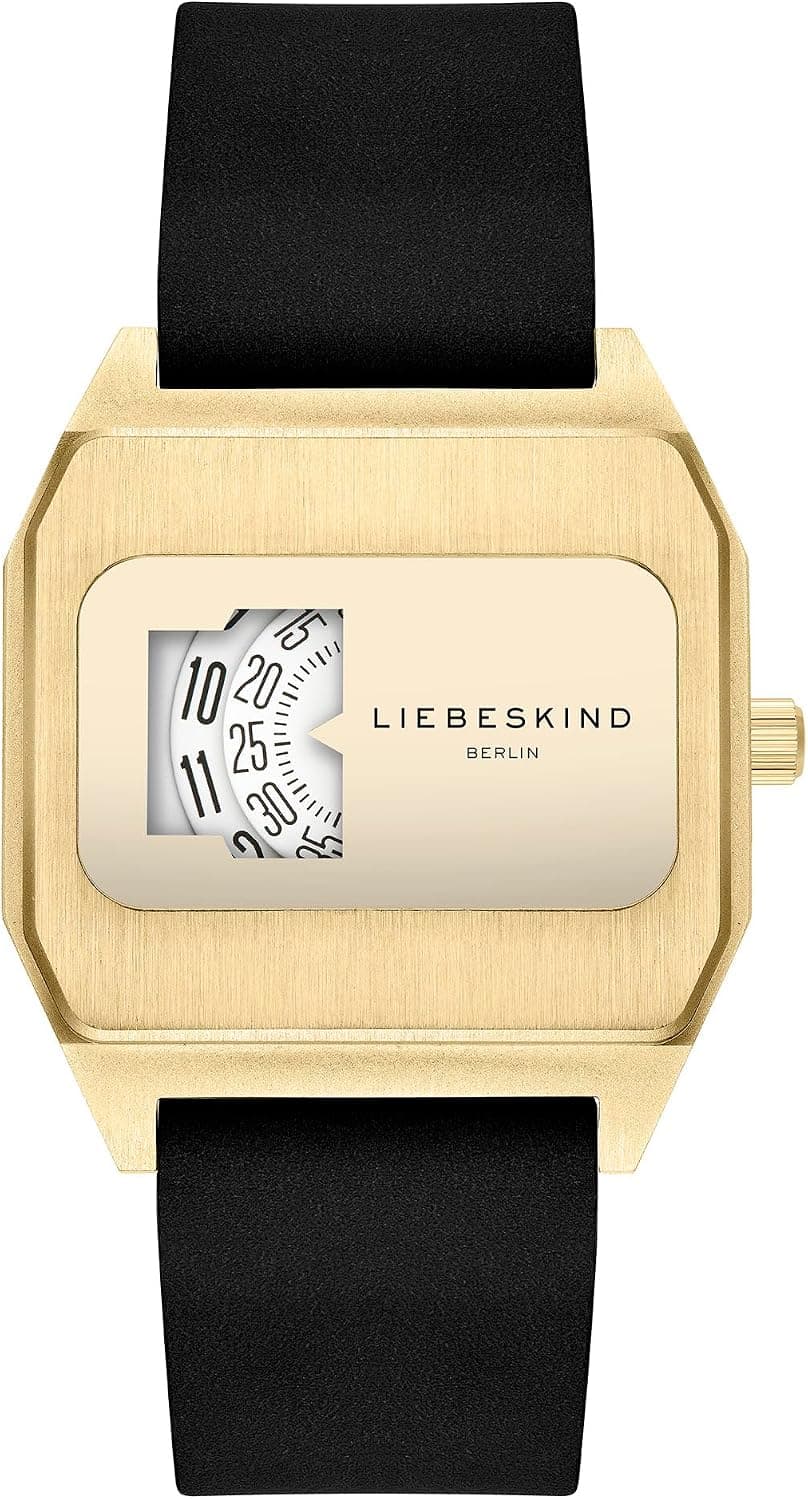 Liebeskind Berlin Jump Hour LT-0501-LQ, 27mm, Gold Dial