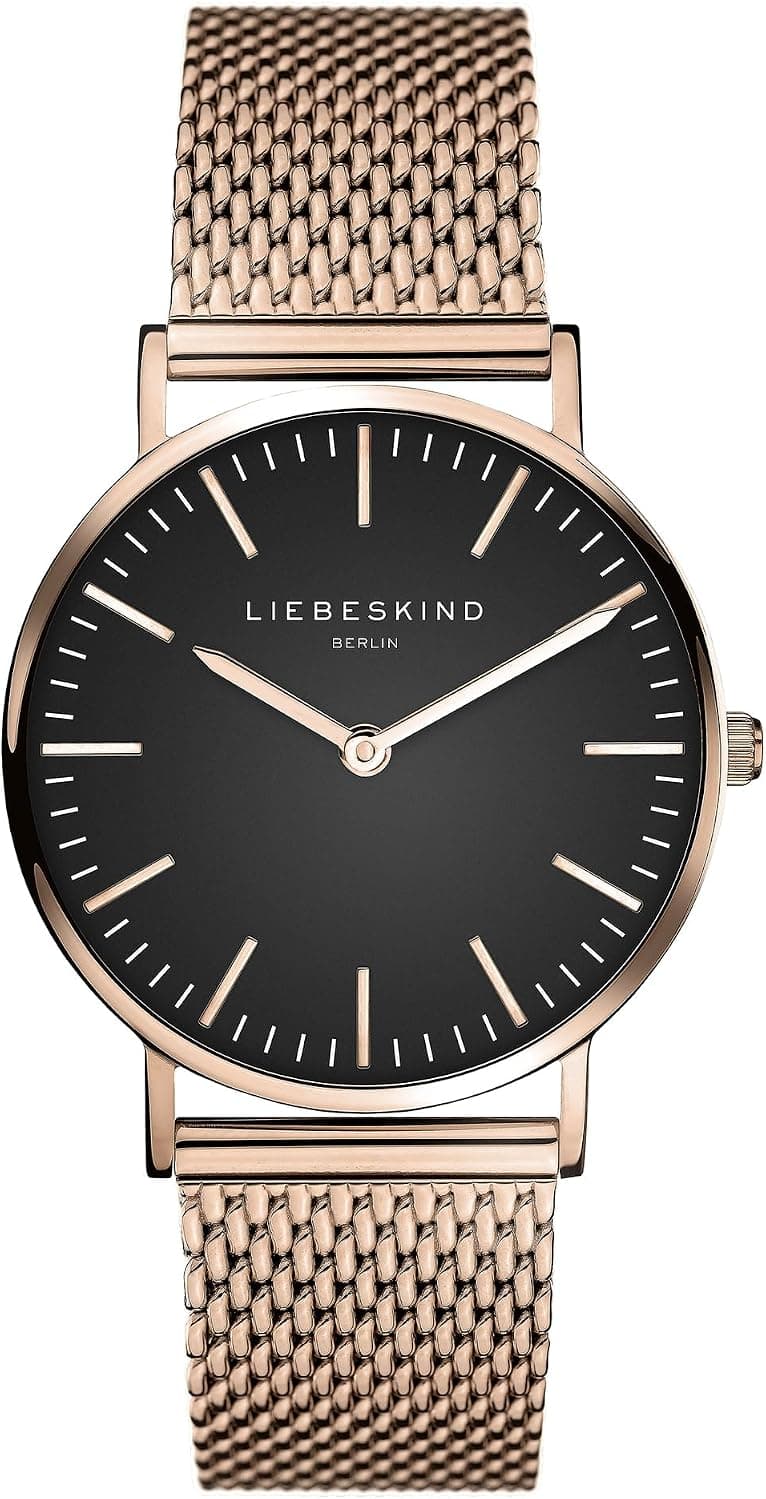Liebeskind Berlin LT-0098-MQ, 34mm, Black Dial, Silver Stainless Steel Bracelet