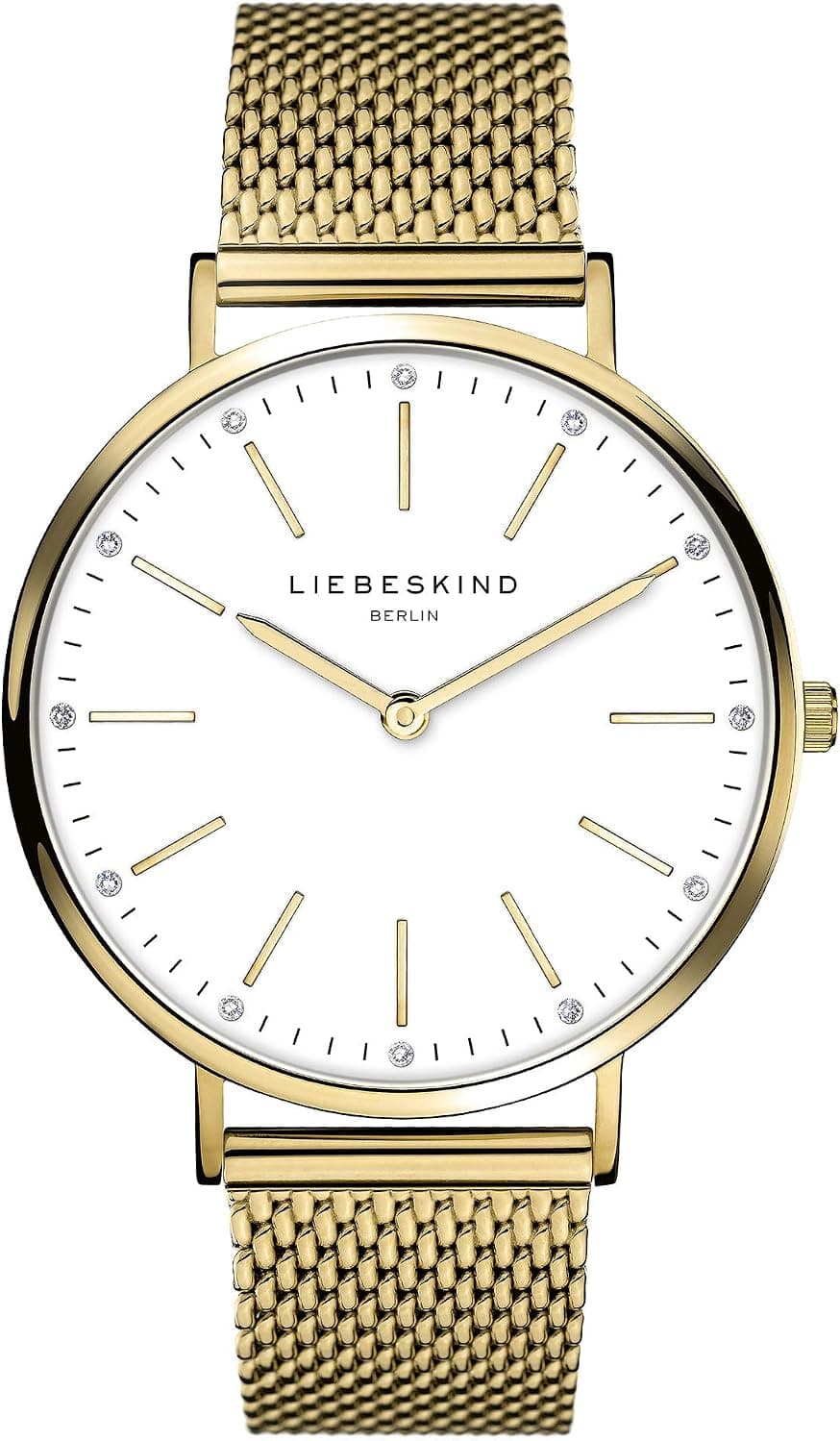 Liebeskind Berlin LT-0189-MQ, 38mm, White Dial, Silver Stainless Steel Bracelet