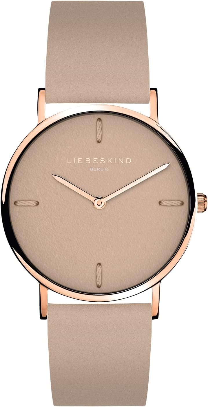 Liebeskind Berlin LT-0202-LQ, 34mm, Gray Dial, Brown Leather Band