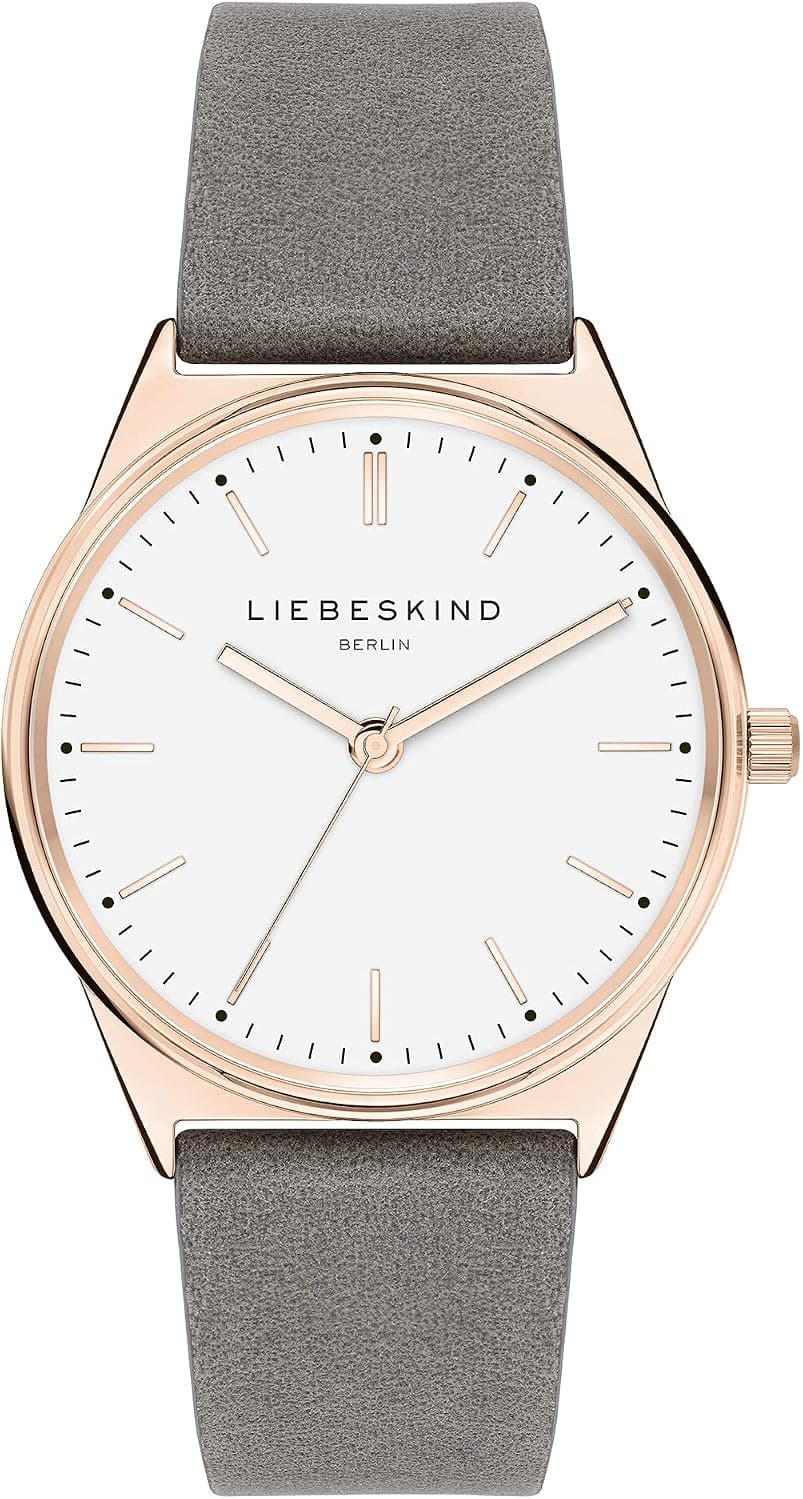 Liebeskind Berlin Retro LT-0292-LQ, 34mm, White Dial, Brown Leather Band