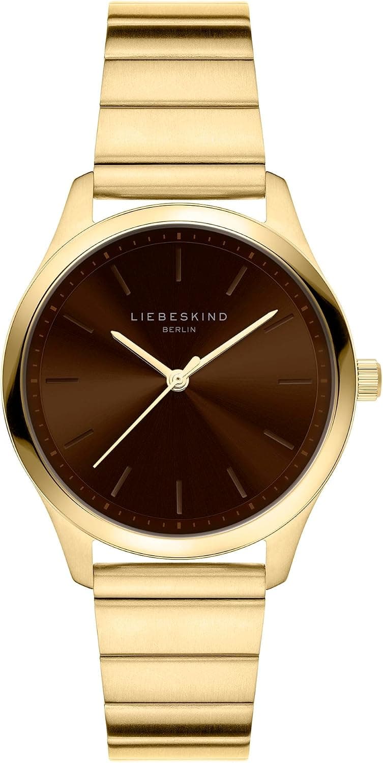 Liebeskind Berlin Round Staple LT-0507-MQ, 33mm, Brown Dial