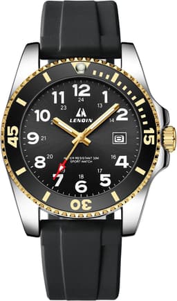 Ln Lenqin Military 0643 40mm Mens, detail view 6
