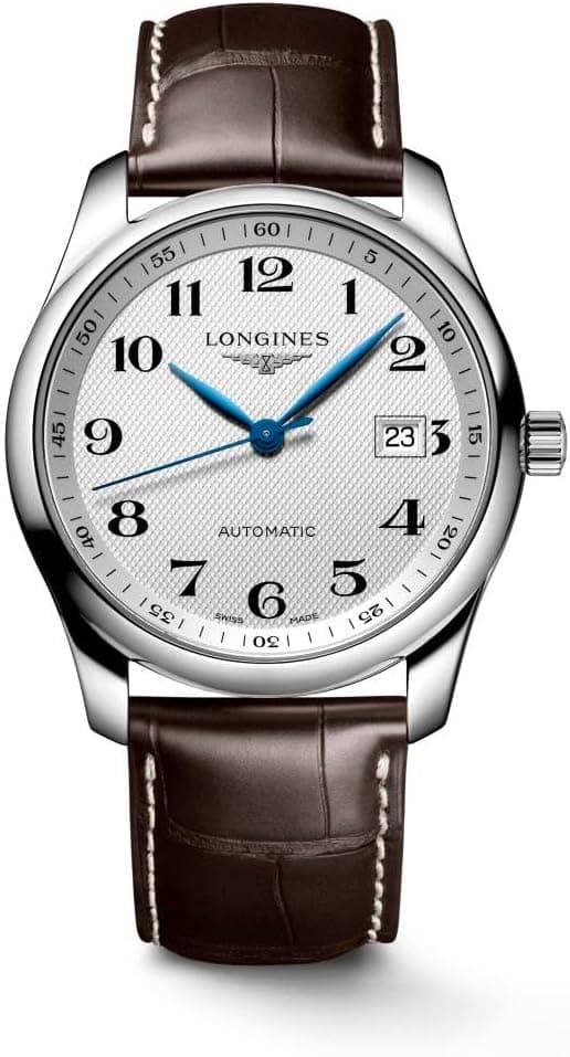 Longines Master L27934783, 40 mm, braunes Lederarmband