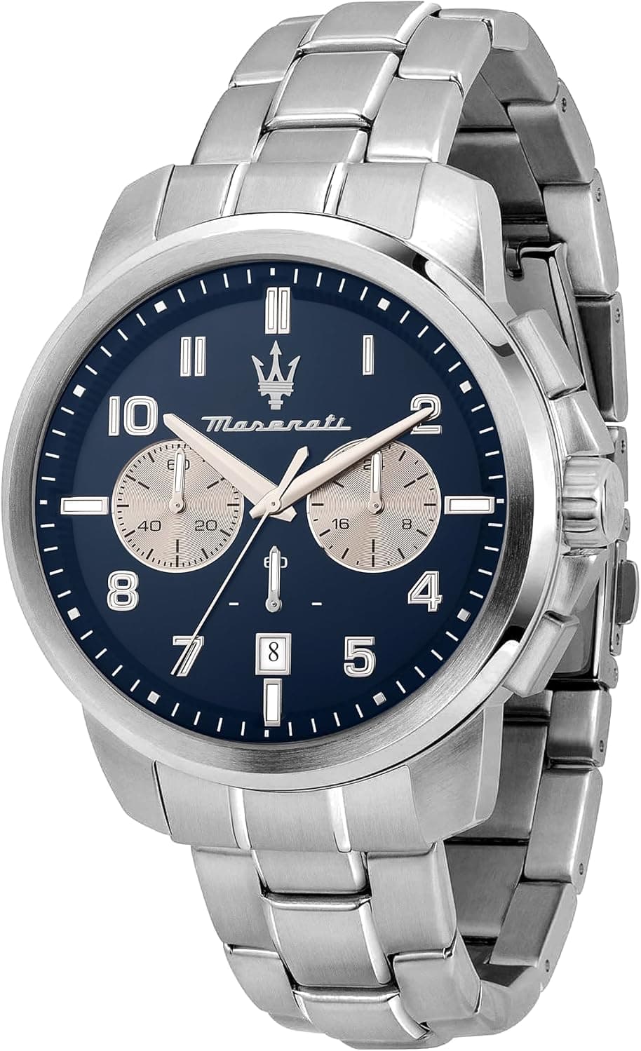 Maserati R8873621029SUCCESSO, 44mm, Blue Dial, Silver Stainless Steel Bracelet