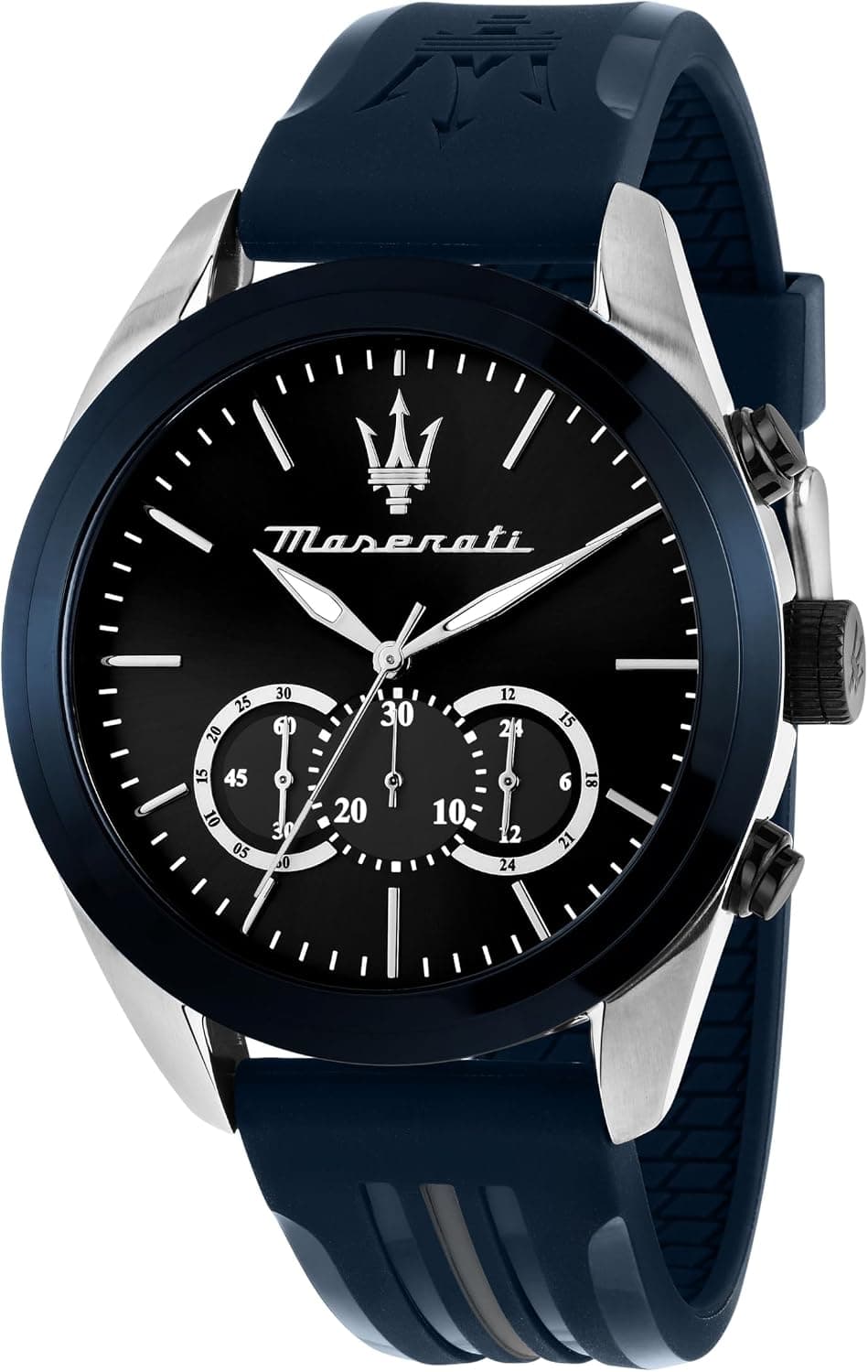 Maserati Traguardo R8871612046, 45mm, Gray Dial, Blue Plastic Band