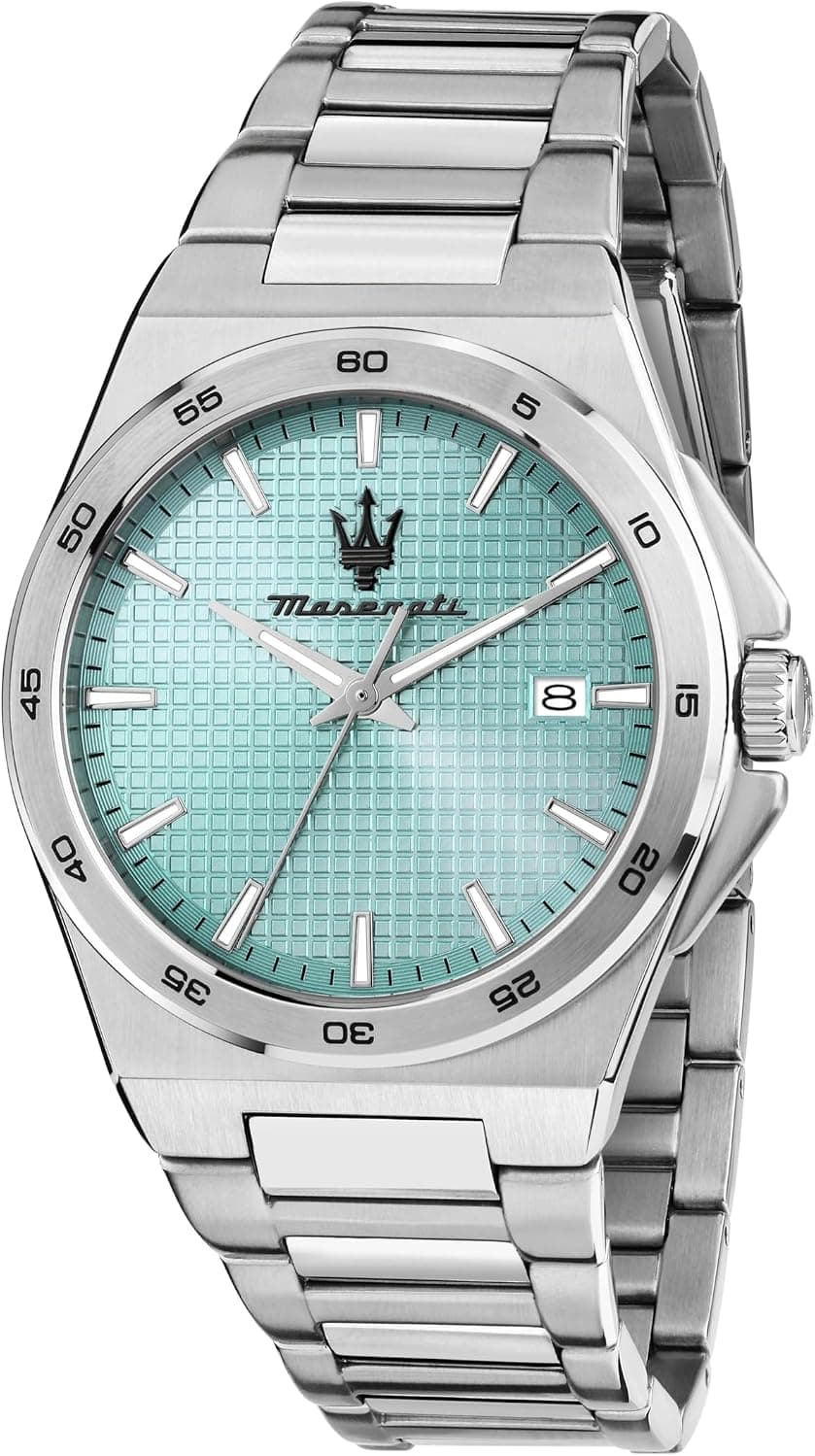 Maserati VELOCITÀ SLIM R8853153002, 40mm, Blue Dial, Silver Stainless Steel Bracelet