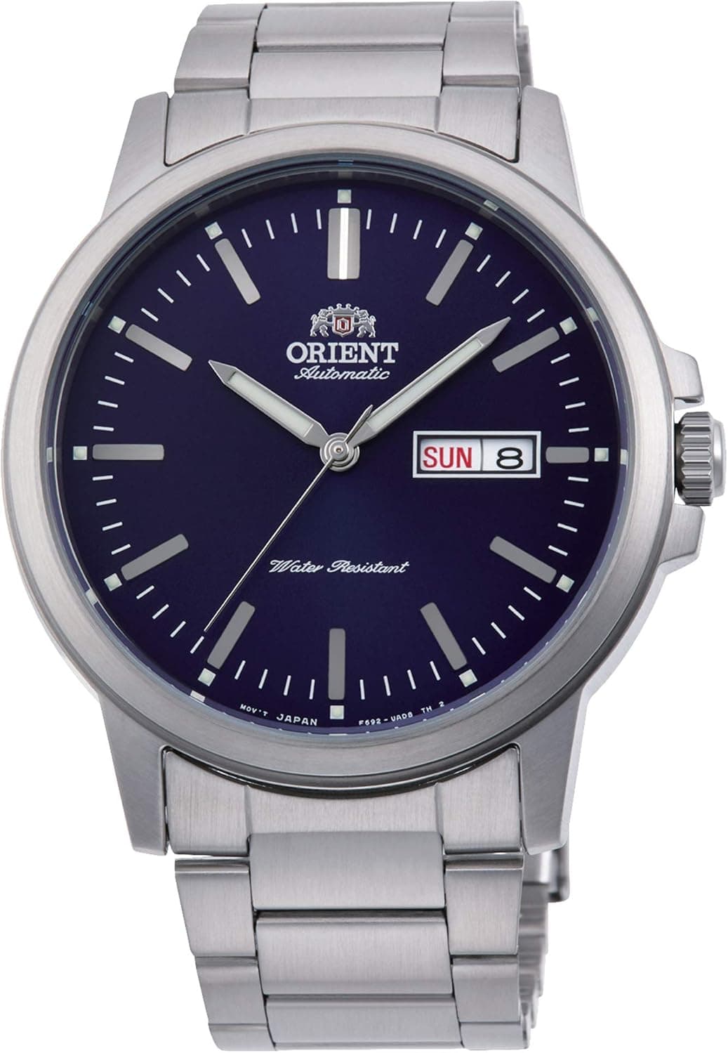 Orient RA-AA0C02L19B, 42mm, Blue Dial, Silver Stainless Steel Bracelet