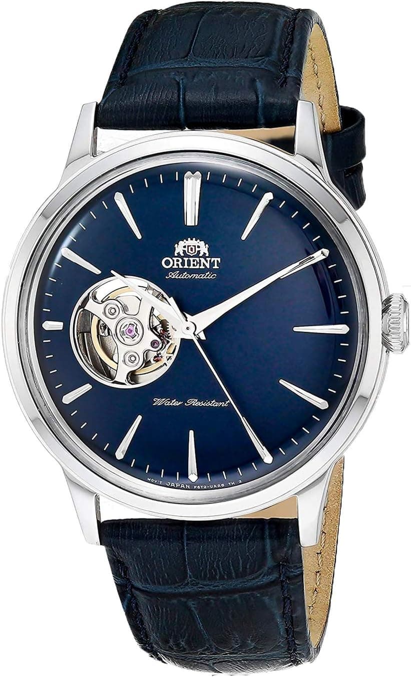 Orient RA-AG0005 40mm, Blue Dial Blue Leather