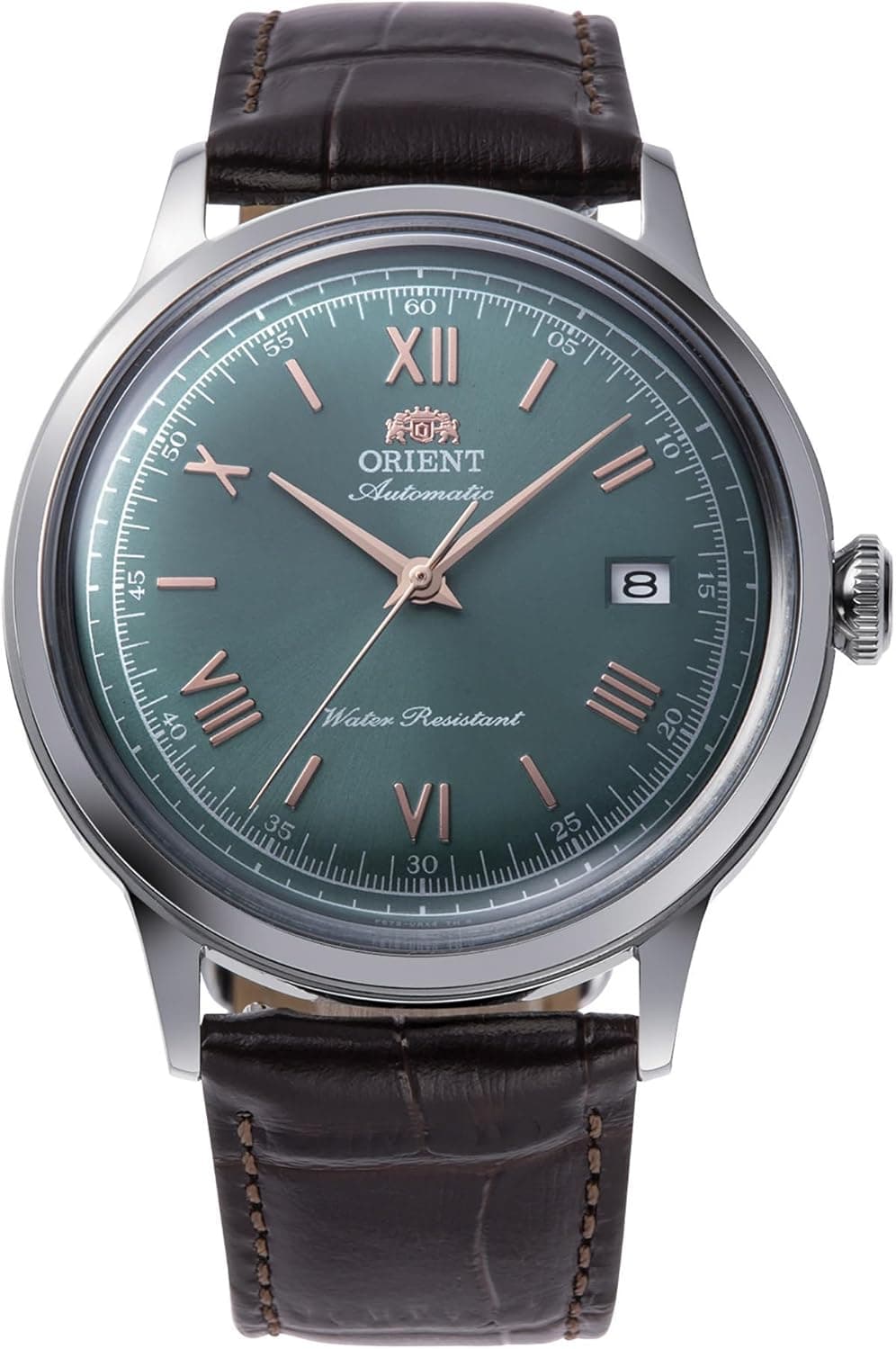 Orient Bambino Version 2 40mm, Green Dial Brown Leather
