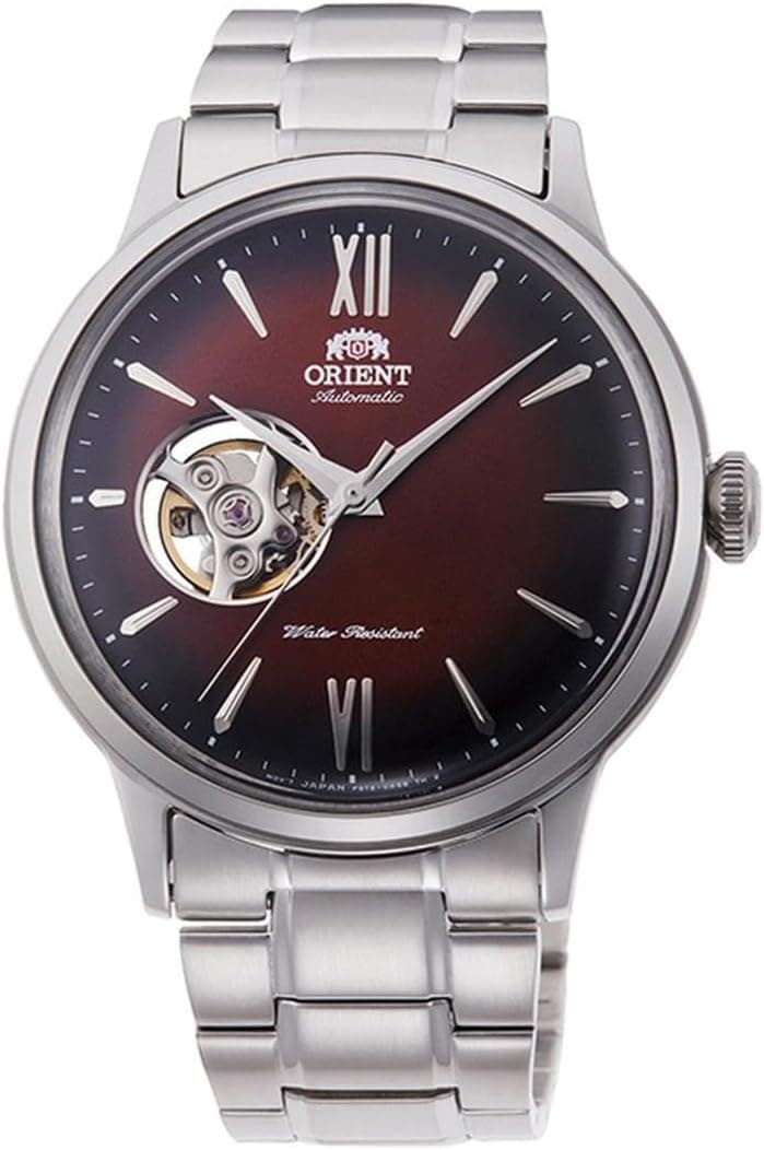 Orient Classic 41mm, Red Dial Gray Stainless steel