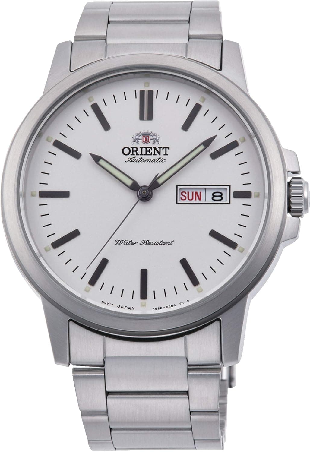 Orient Contemporary 42mm, White Dial Metallic Stainless steel